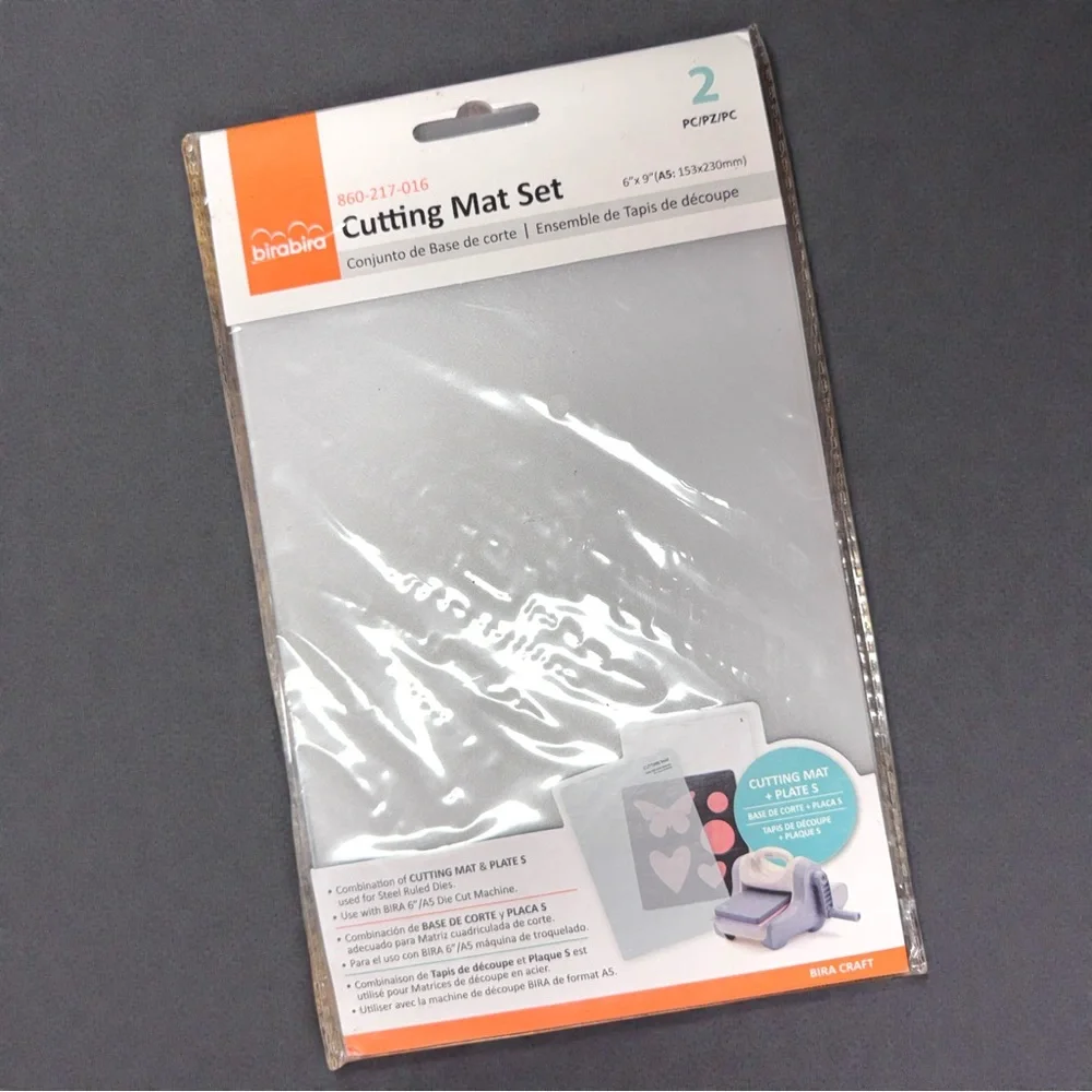NWT Bira Craft Cutting Mat Set + Plate S for Bira 6” Die Cutting Machine | NWT